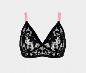 lace wire free bra unpadded shaped bralette
