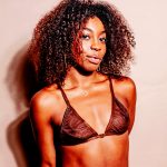 Barely There Brown Triangle Bralette
