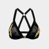 Black & Gold Maia Triangle Bralette Black & Gold Maia Triangle Bralette