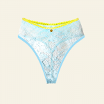 Pastel Blue High Waisted Thong