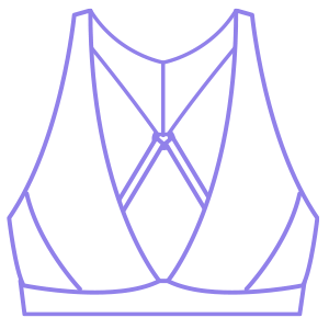 cora bralette racerback