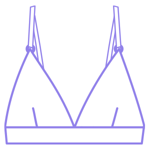 diana triangle bralette