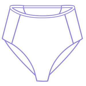 high waisted Juno knickers